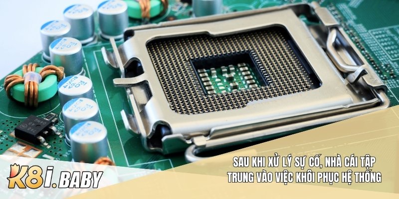Sau khi xử lý sự cố, nhà cái tập trung vào việc khôi phục hệ thống