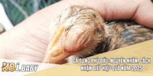 Gà sưng phù đầu